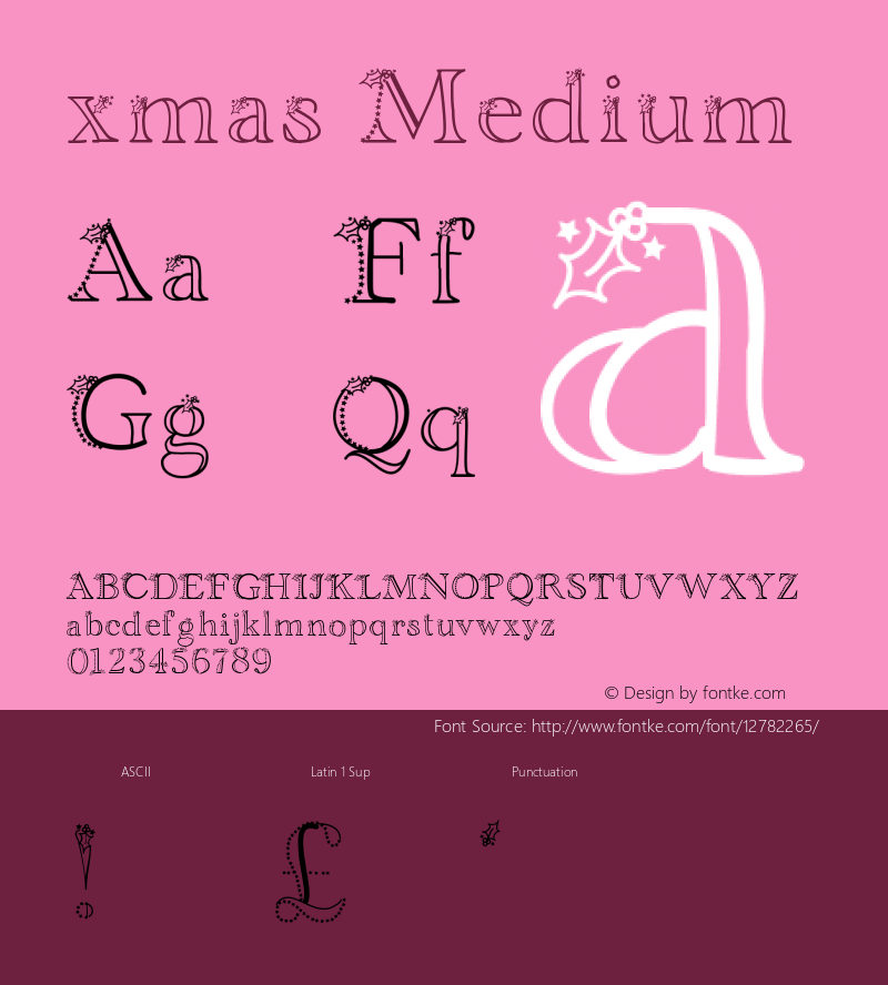 xmas Medium Version 001.000图片样张