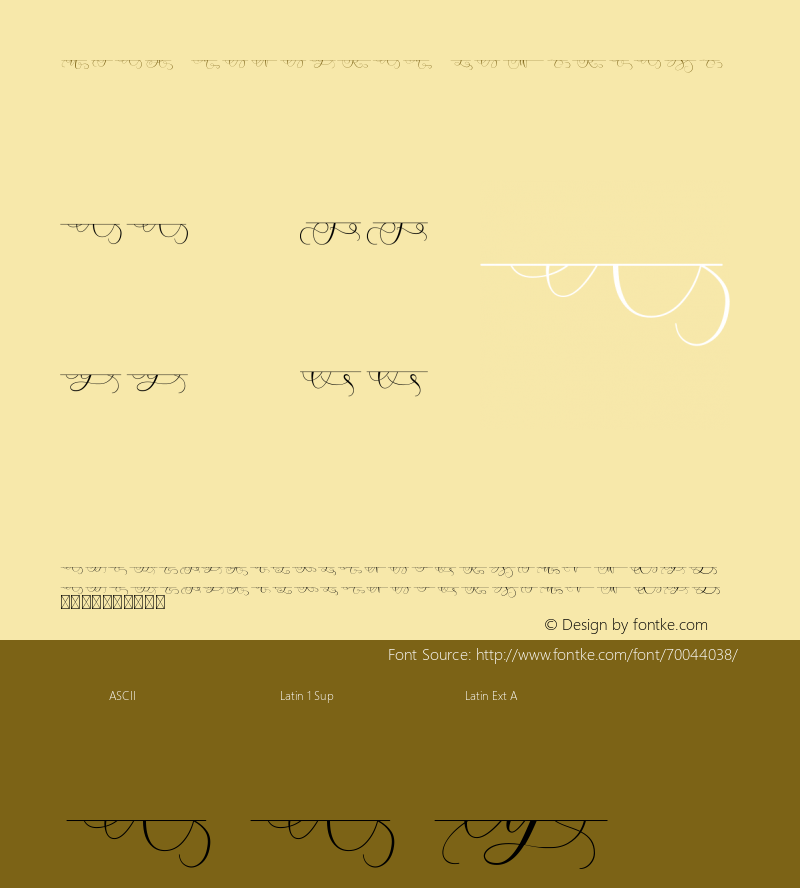 Utah Monogram Lowercase Version 1.002;Fontself Maker 3.5.1图片样张