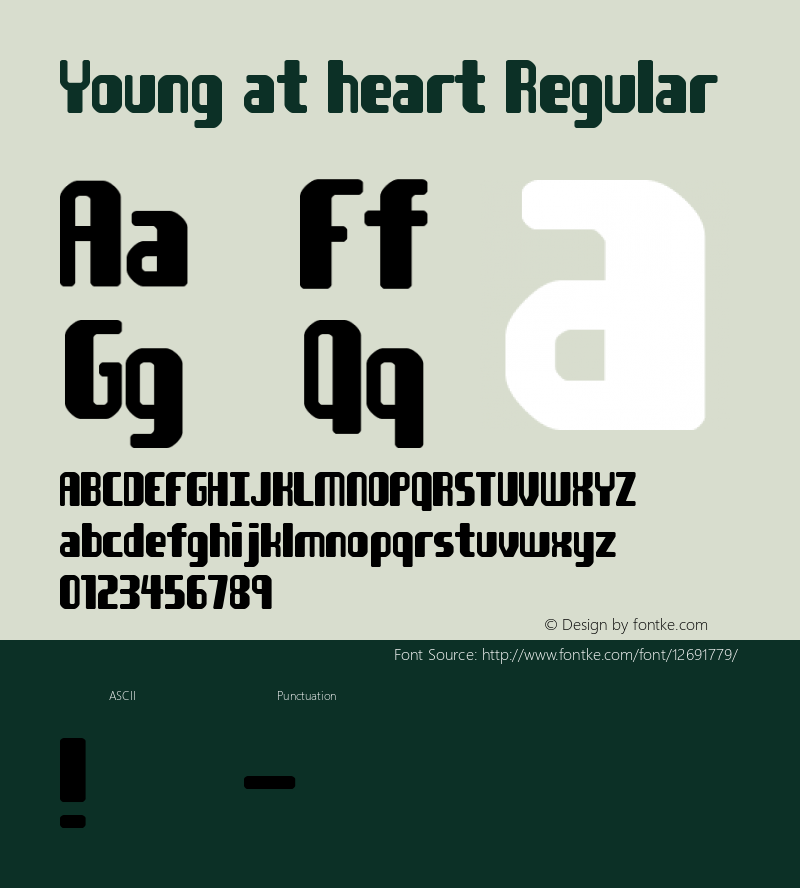 Young at heart Regular 2图片样张