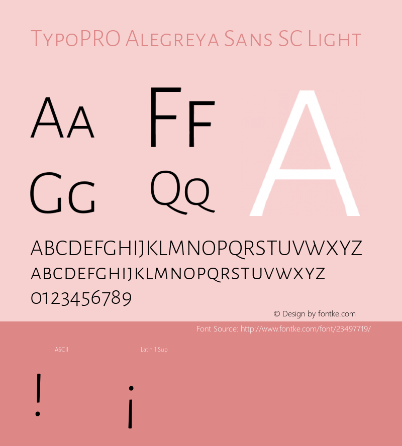 TypoPRO Alegreya Sans SC Light Version 1.001;PS 001.001;hotconv 1.0.70;makeotf.lib2.5.58329 DEVELOPMENT; ttfautohint (v0.97) -l 8 -r 50 -G 200 -x 17 -f dflt -w G -W图片样张