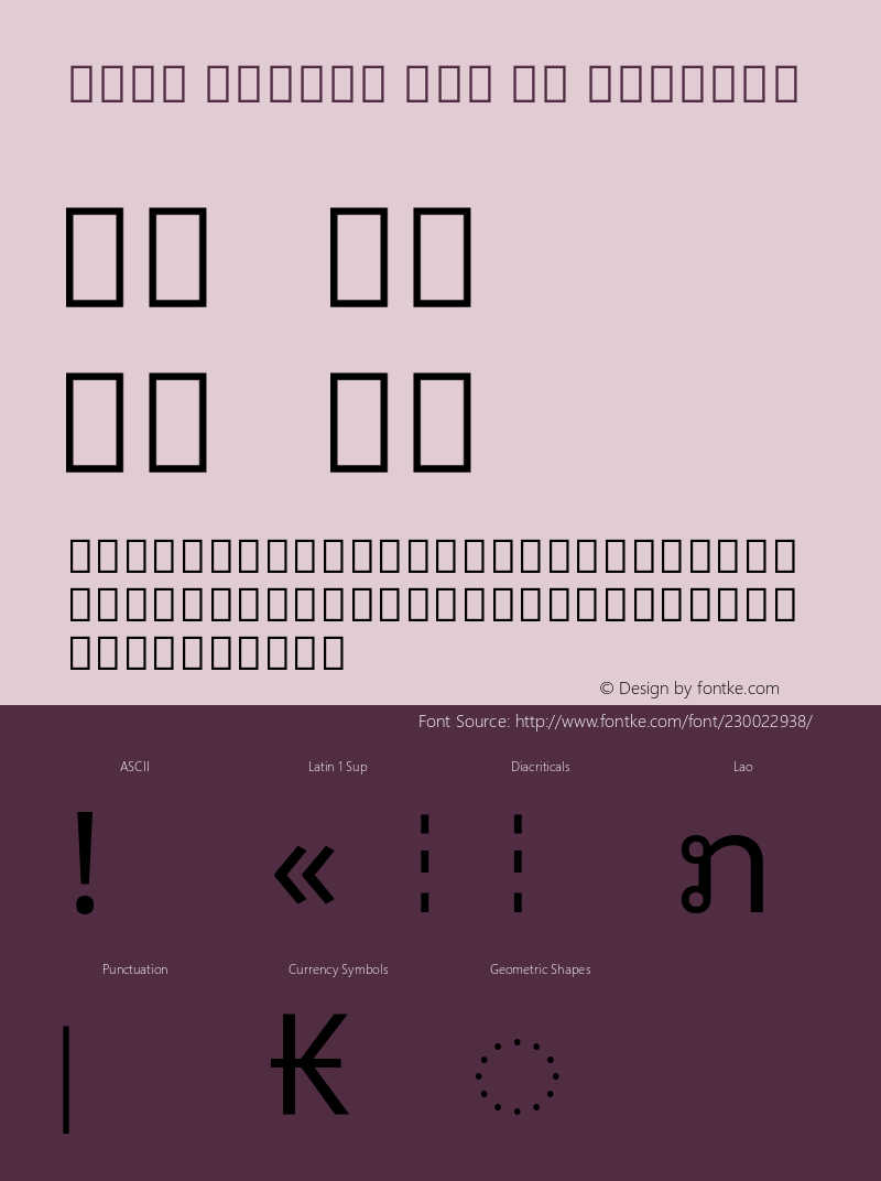 Noto Looped Lao UI Regular Version 1.00; ttfautohint (v1.8) -l 8 -r 50 -G 200 -x 14 -D lao -f none -a qsq -X 