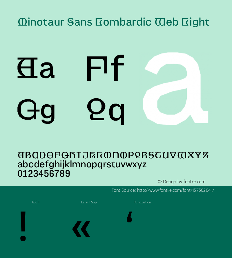 Minotaur Sans Lmbdc Web Light Version 1.001;PS 1.1;hotconv 1.0.88;makeotf.lib2.5.647800; ttfautohint (v1.3)图片样张