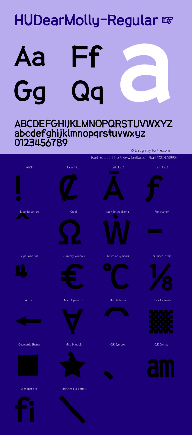 ☞HUDearMolly-Regular Version 1.00;com.myfonts.easy.heummdesign.hu-dear-molly.latin-regular.wfkit2.version.5LYv图片样张