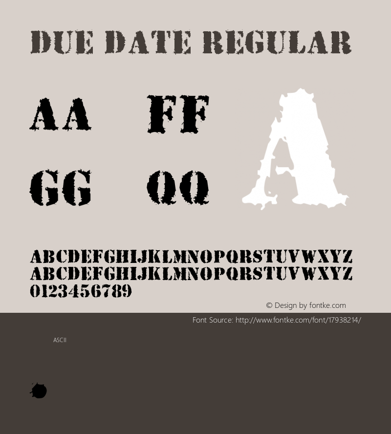 Due Date Regular Version 1.0图片样张