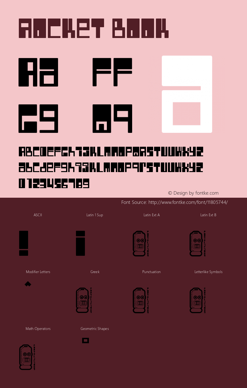 Rocket Book Version Macromedia Fontograp图片样张