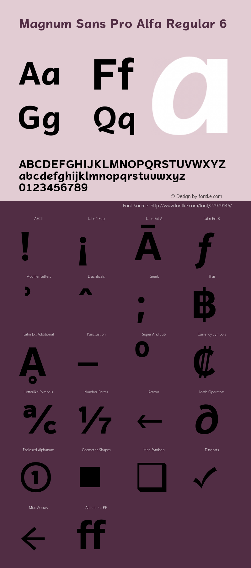 MagnumSansProAlfa-Regular6 Version 1.000;com.myfonts.fontmesa.magnum-sans-pro.alfa-bold.wfkit2.4fpg图片样张