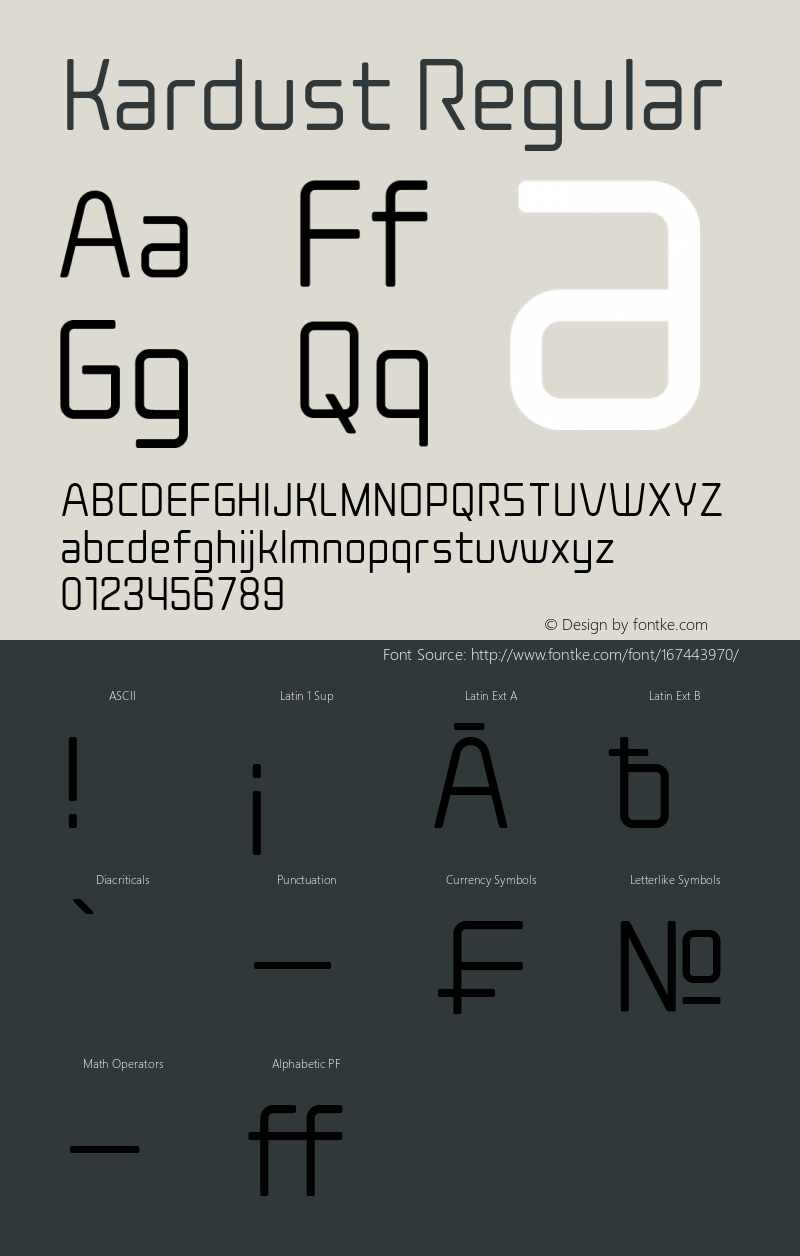 Kardust Condensed Light Version 1.00;June 19, 2021;FontCreator 13.0.0.2683 64-bit图片样张