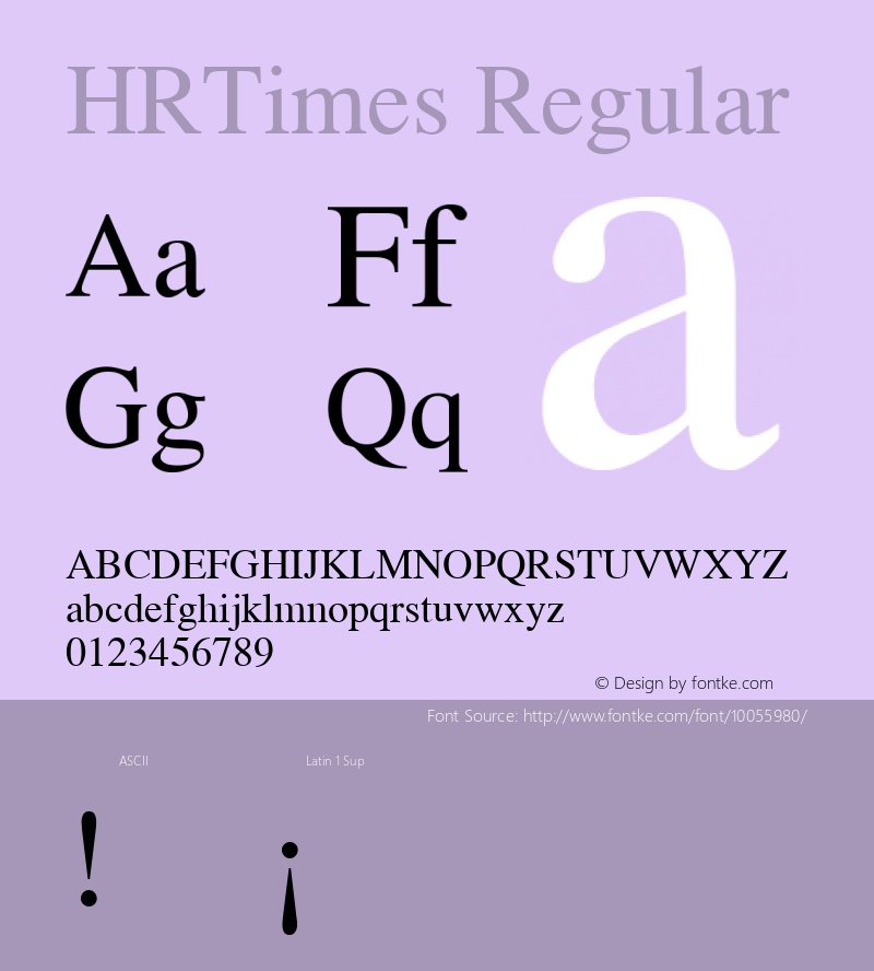 HRTimes Regular Altsys Metamorphosis:4/17/92图片样张