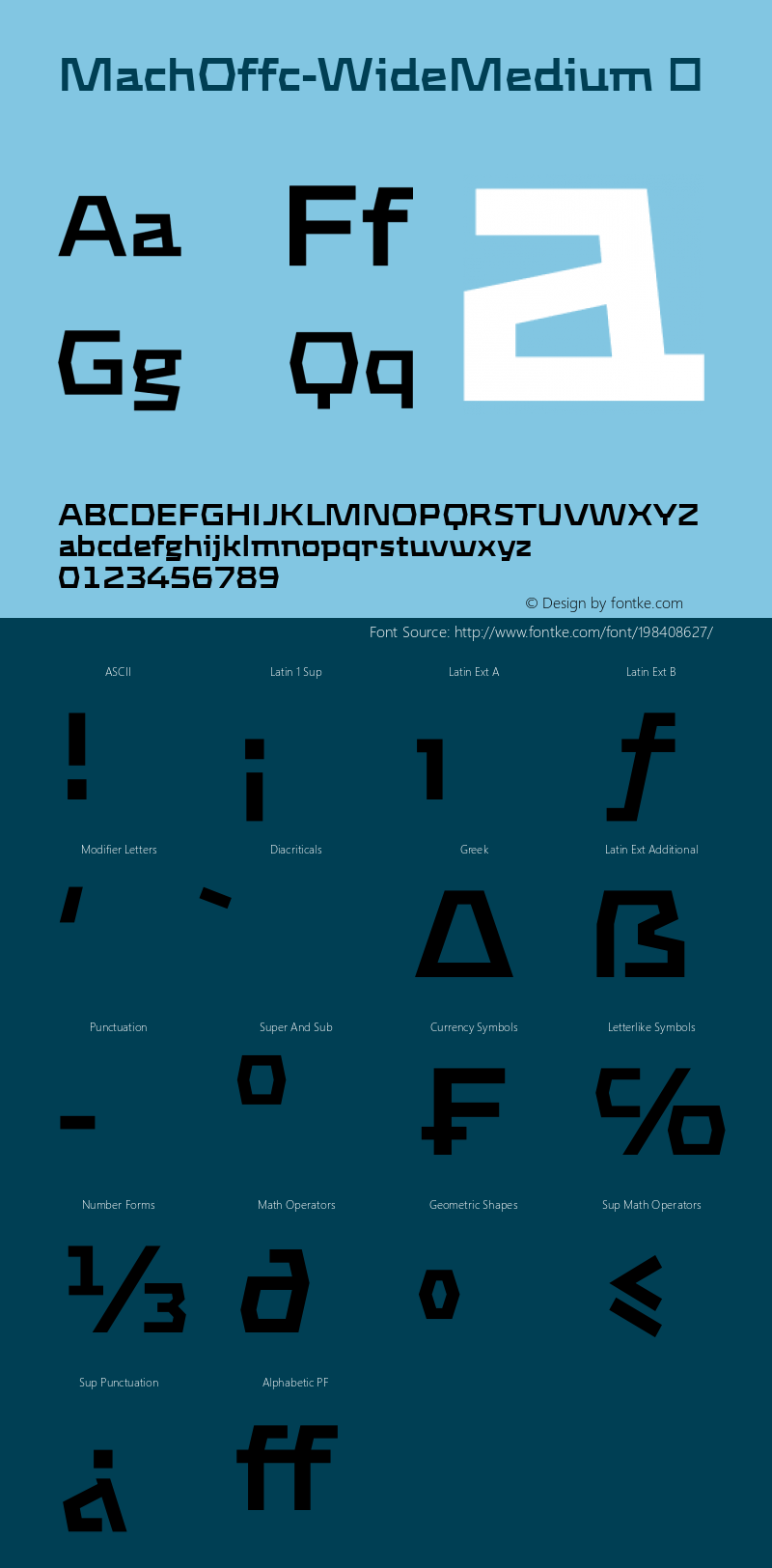 ☞Mach Offc Wide Medium Version 7.504; 2009; Build 1003;com.myfonts.easy.fontfont.mach.ot-wide-medi.wfkit2.version.57bq图片样张