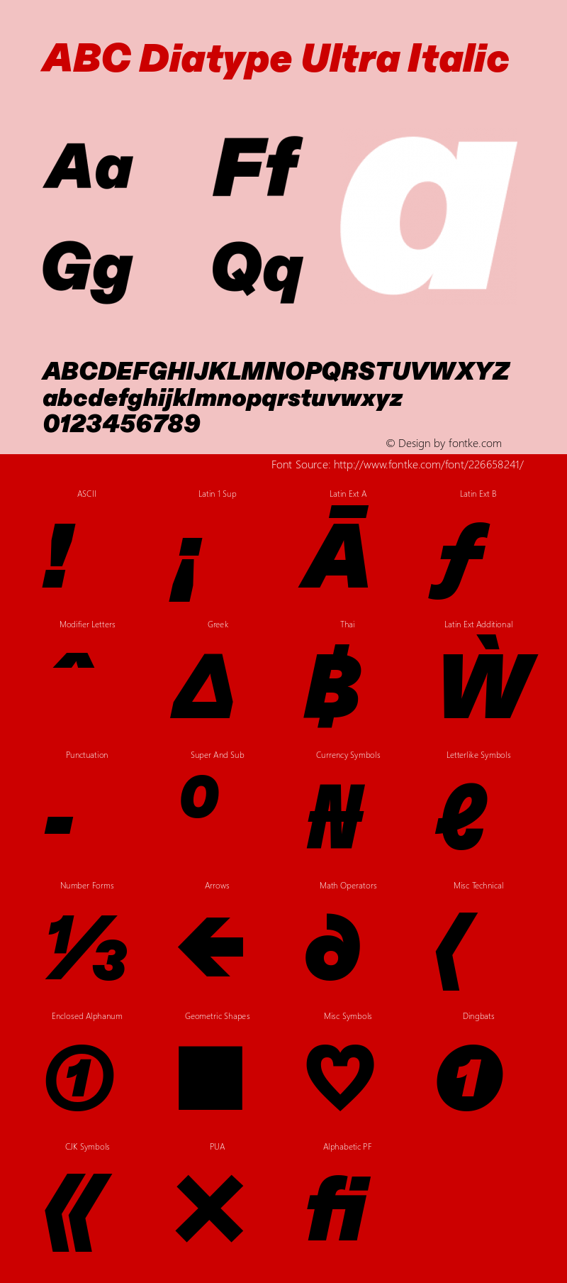 ABC Diatype Ultra Italic Version 1.500图片样张