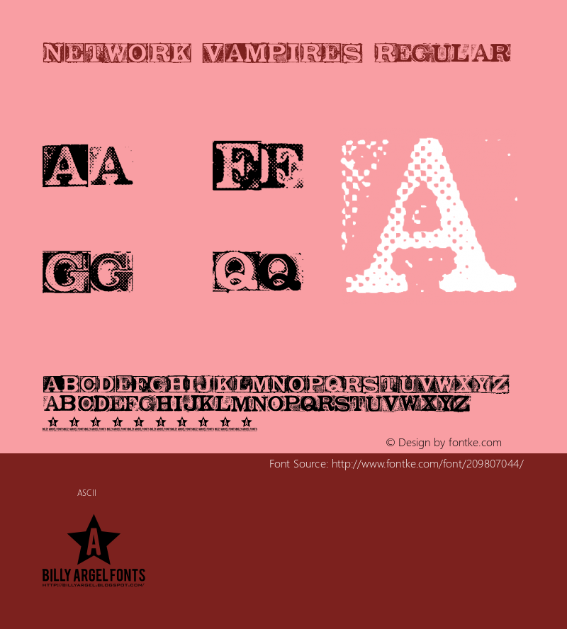 NETWORK VAMPIRES Fontographer 4.7 8/9/10 FG4M­0000002045图片样张