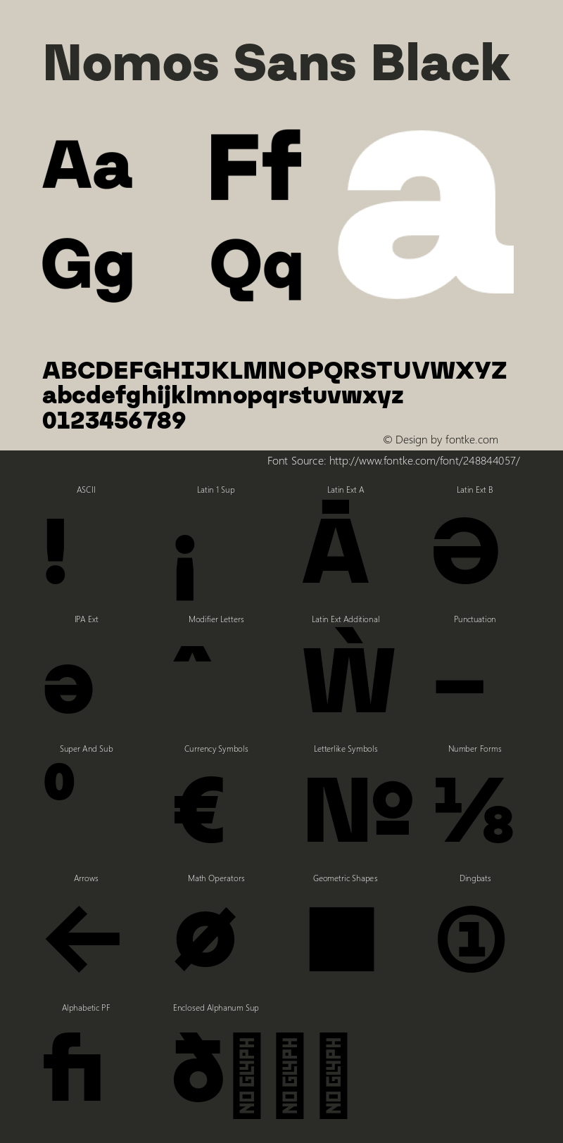 Nomos Sans Black Version 1.000;Glyphs 3.2 (3216)图片样张