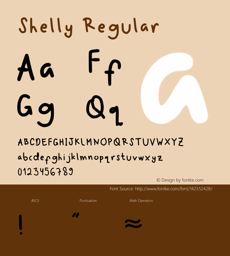 Shelly Regular Version 001.002图片样张