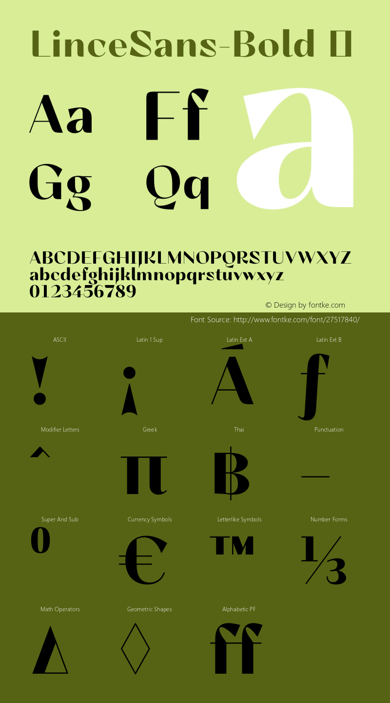 ☞LinceSans-Bold Version 1.000;com.myfonts.easy.typomancer.lince.sans-bold.wfkit2.version.4ork图片样张