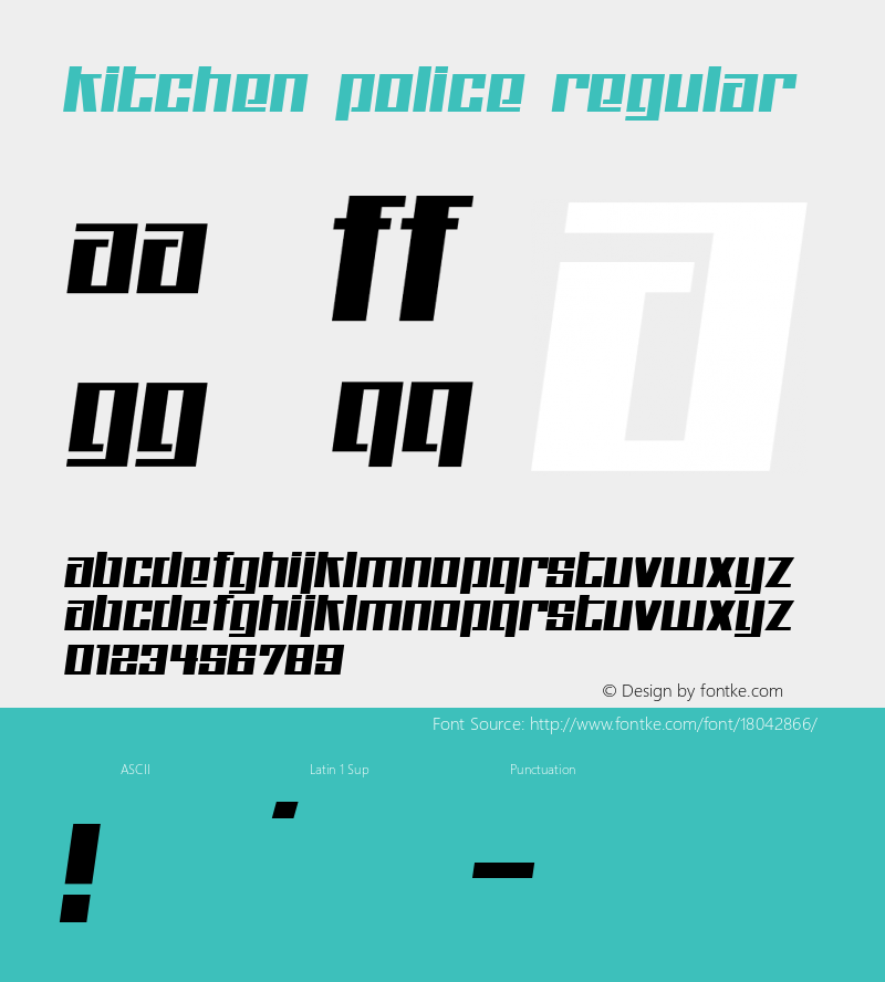 Kitchen police Regular 2图片样张