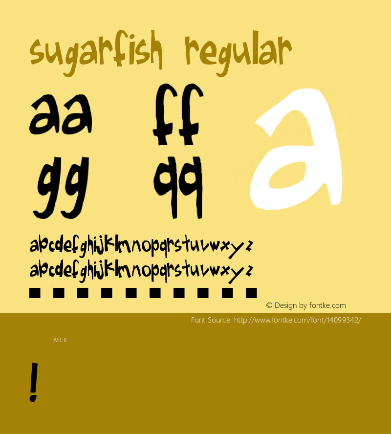 Sugarfish Regular Version 1.0图片样张