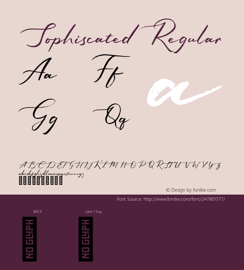 Sophiscated Regular Version 1.000;Glyphs 3.2 (3184)图片样张