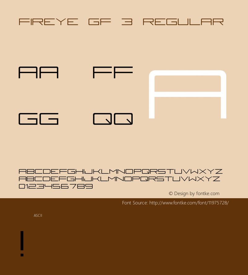 Fireye GF 3 Regular Version 3.0图片样张