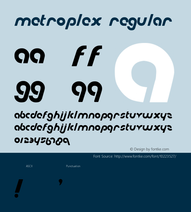 Metroplex Regular 1图片样张