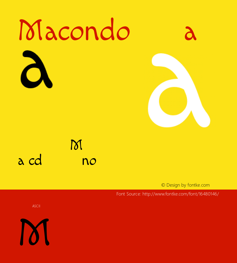 Macondo Regular Version 2.001图片样张