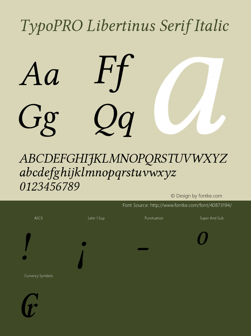 TypoPRO Libertinus Serif Italic Version 6.11图片样张