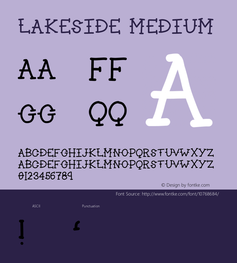 LAKESIDE Medium Version 1.0图片样张