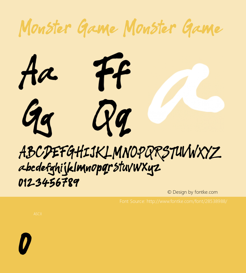 Monster Game 图片样张