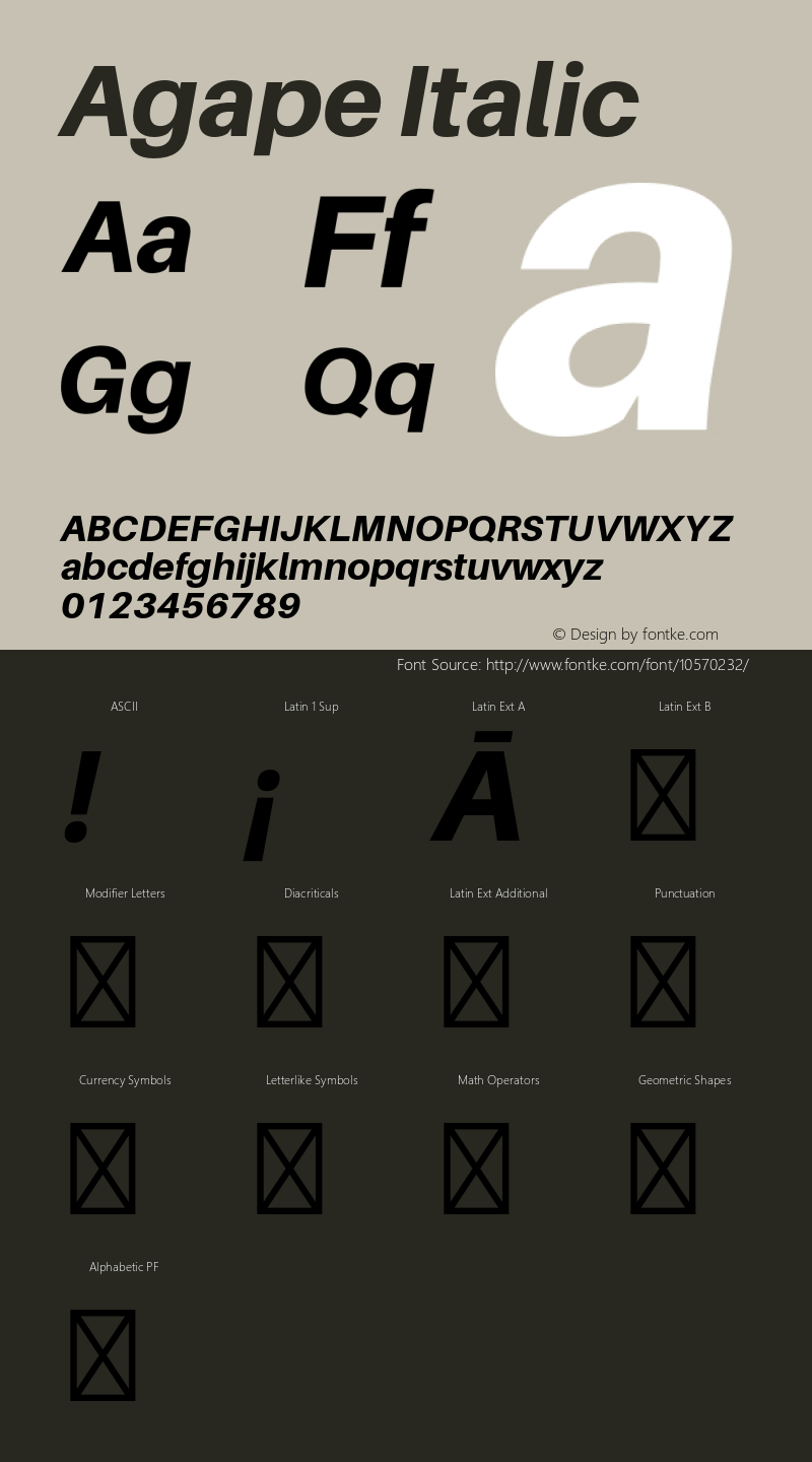 Agape Italic Version 1.101;PS 1.101;hotconv 1.0.70;makeotf.lib2.5.58329 DEVELOPMENT图片样张