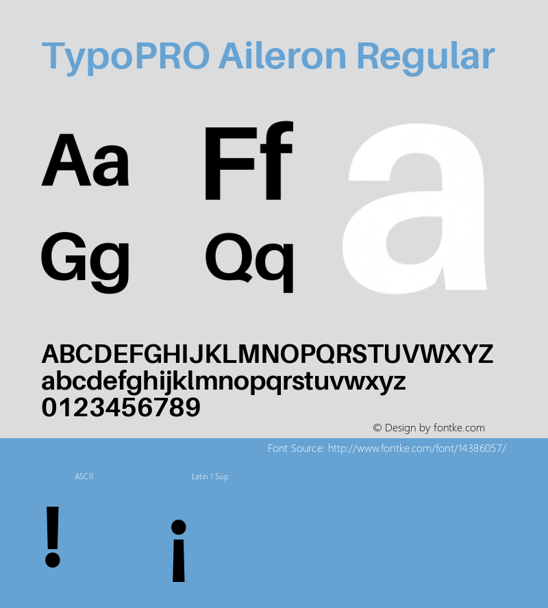 TypoPRO Aileron Regular Version 1.000;PS 001.000;hotconv 1.0.70;makeotf.lib2.5.58329图片样张