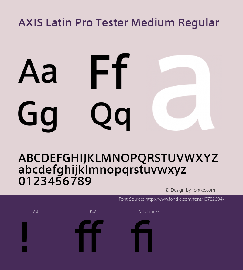 AXIS Latin Pro Tester Medium Regular Version 1.101;PS 1.000;Core 1.0.38;makeotf.lib1.6.5960; TT 0.93图片样张