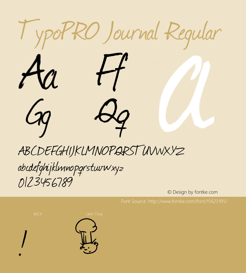 TypoPRO Journal Regular Fontographer 4.7 19­03­08 FG4M­0000001451图片样张