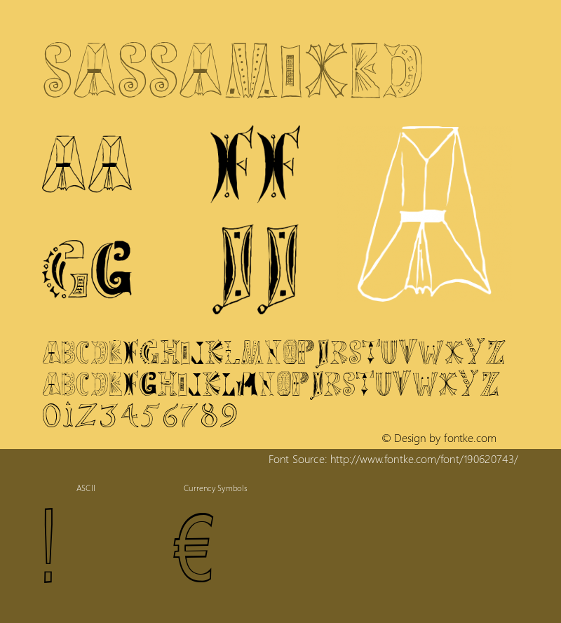 ☞Sassa Mixed Version 1.000;com.myfonts.easy.celebrity.sassa-mixed.empty.wfkit2.version.3wpE图片样张