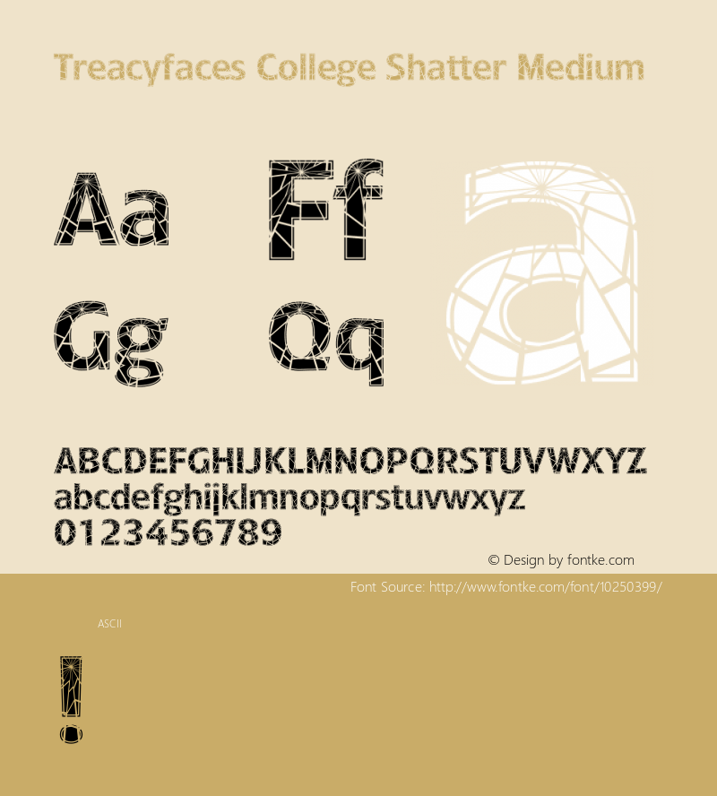 Treacyfaces College Shatter Medium 1.0 Wed Nov 17 04:52:42 1993图片样张