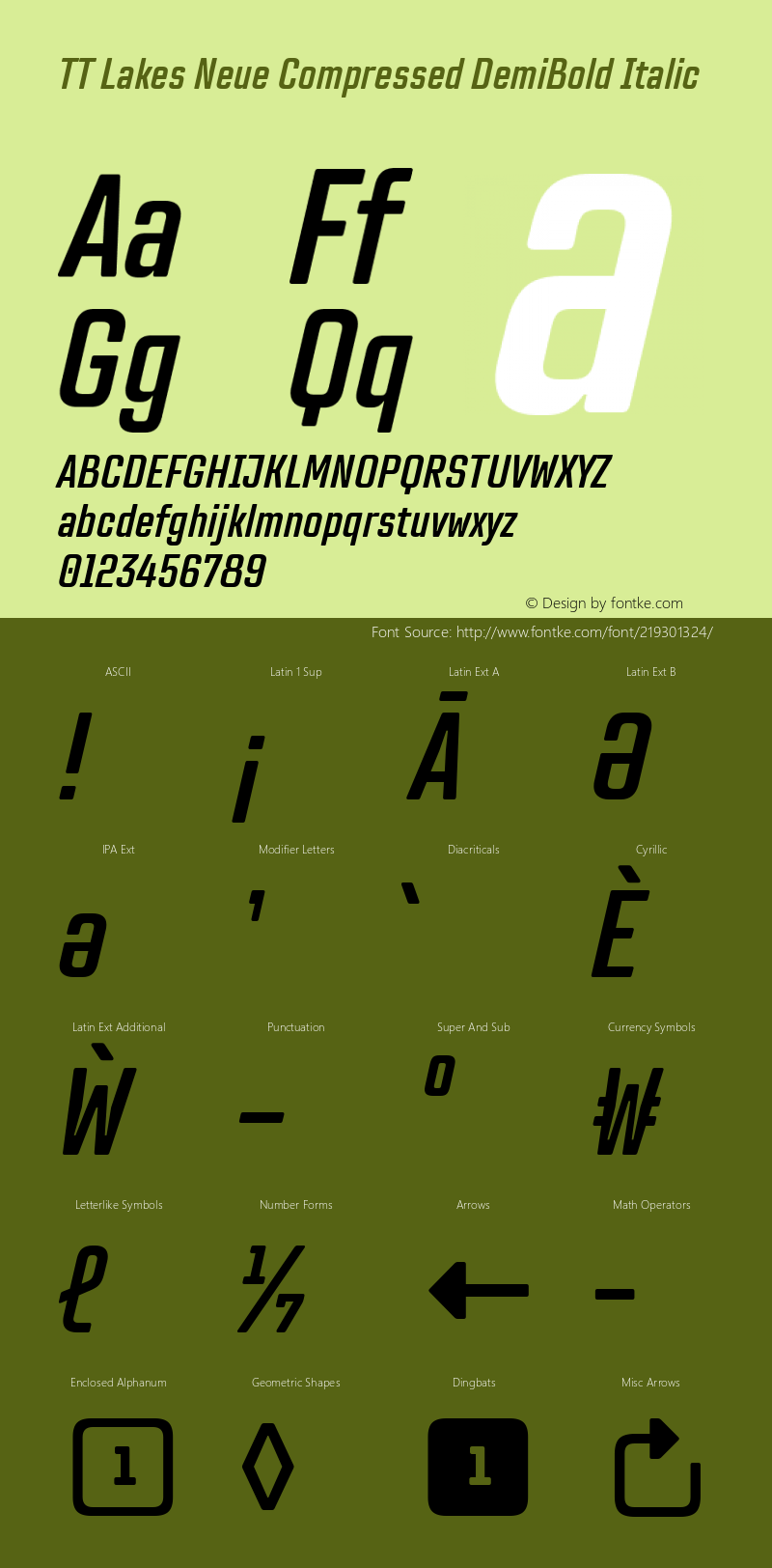 TT Lakes Neue Compressed DemiBold Italic Version 1.100.14042021图片样张