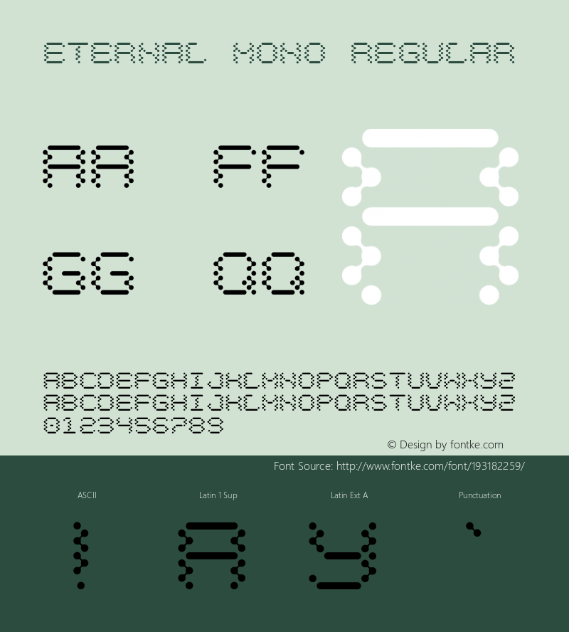 Eternal Mono Version 1.000;FEAKit 1.0图片样张