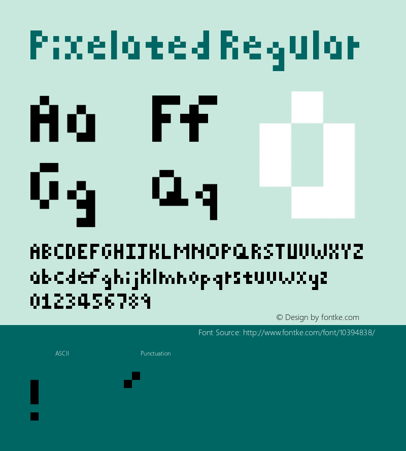 Pixelated Regular Version 1.0图片样张