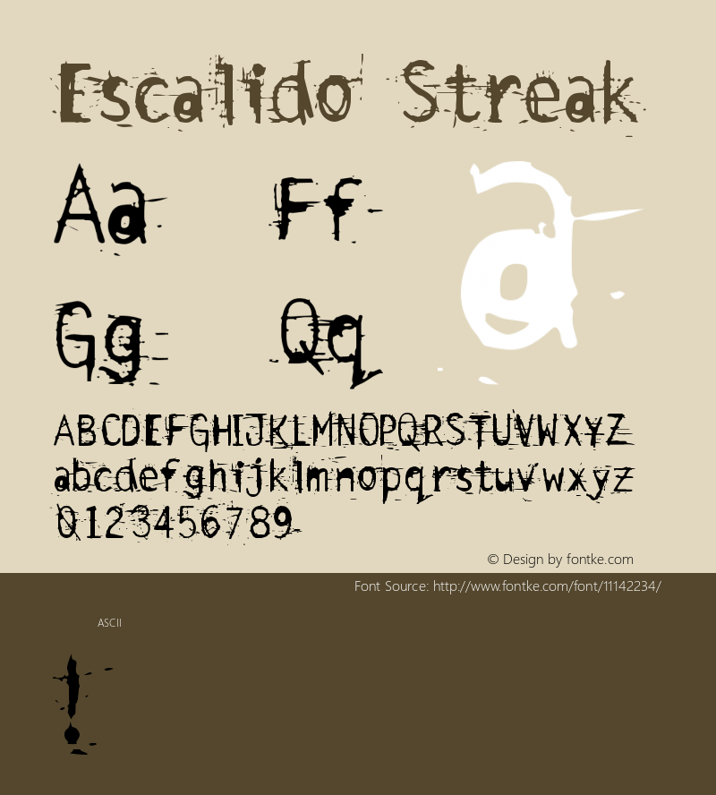 Escalido Streak Version 001.000图片样张