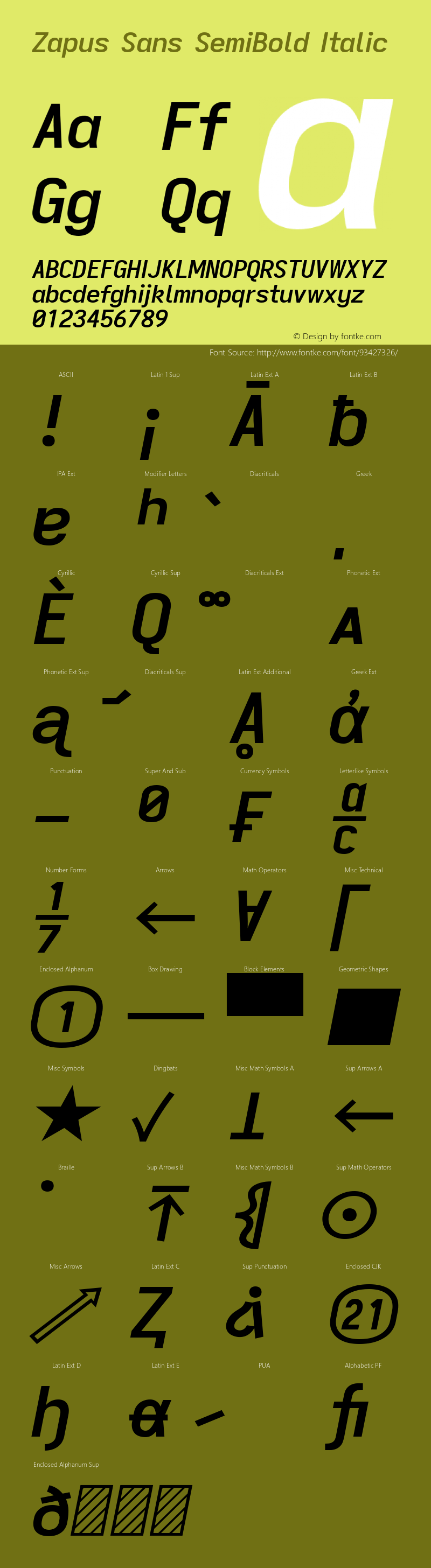 Zapus Sans SemiBold Italic Version 1.00;October 14, 2020;FontCreator 13.0.0.2655 64-bit; ttfautohint (v1.8.3)图片样张