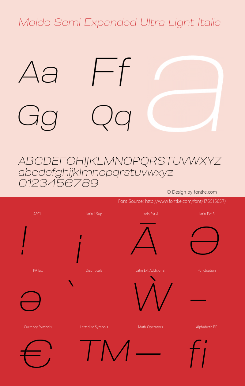 Molde Semi Expanded Ultra Light Italic 1.000图片样张