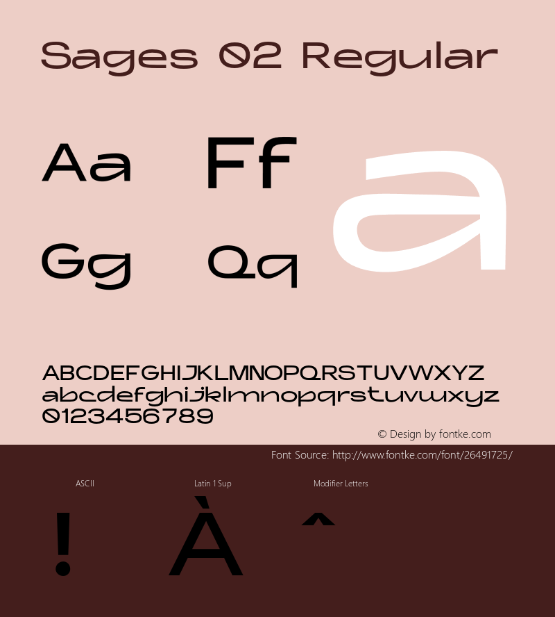 Sages-Regular Version 1.000图片样张