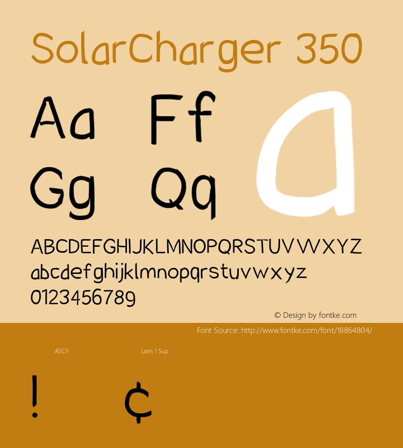 SolarCharger 350 Version 1.100图片样张