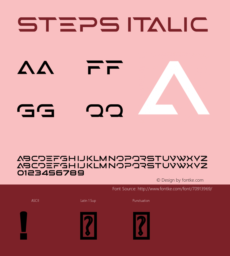 STEPS Outline Version 1.00;June 19, 2020;FontCreator 13.0.0.2620 32-bit图片样张
