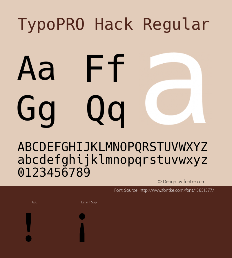TypoPRO Hack Regular Version 2.015图片样张