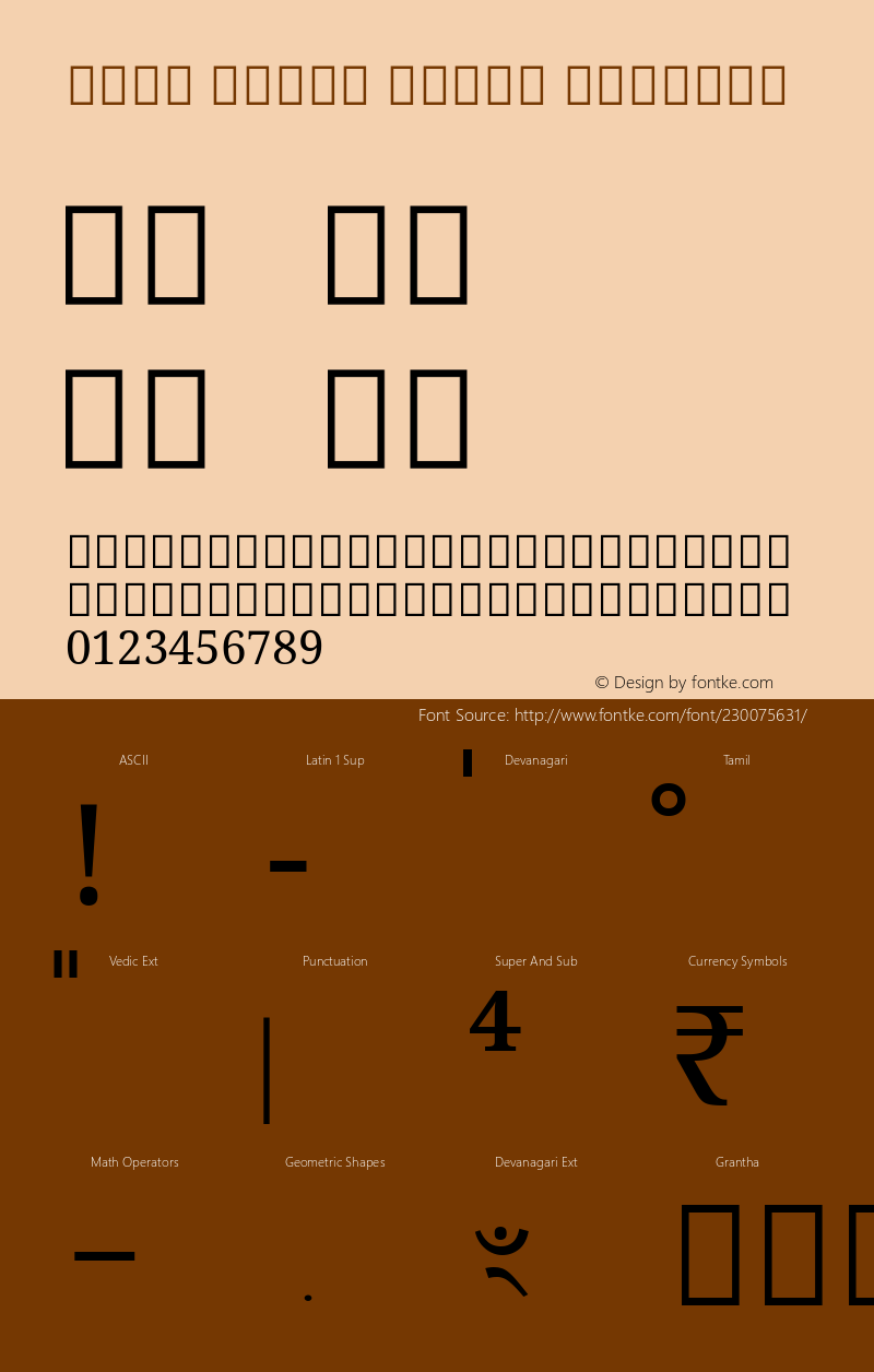Noto Serif Tamil Regular Version 2.001; ttfautohint (v1.8) -l 8 -r 50 -G 200 -x 14 -D taml -f none -a qsq -X 
