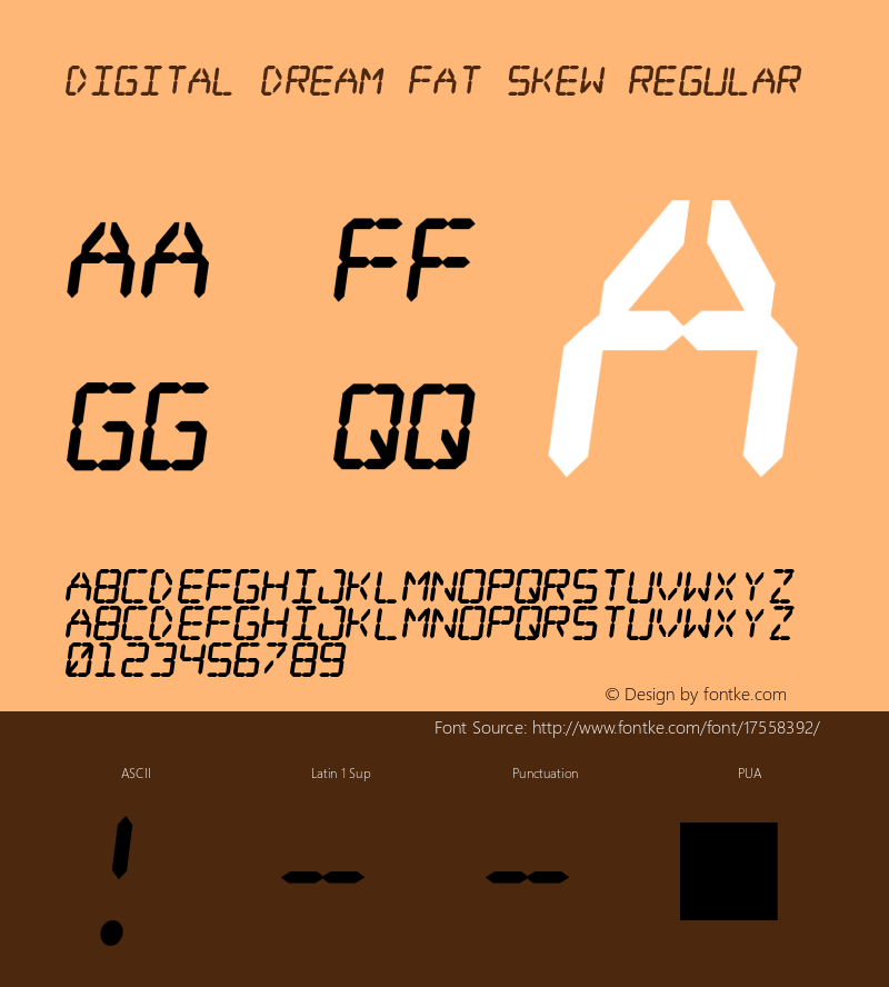 Digital dream Fat Skew Regular 2图片样张