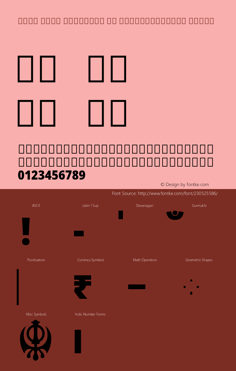 Noto Sans Gurmukhi UI SemiCondensed Black Version 2.002; ttfautohint (v1.8) -l 8 -r 50 -G 200 -x 14 -D guru -f none -a qsq -X 