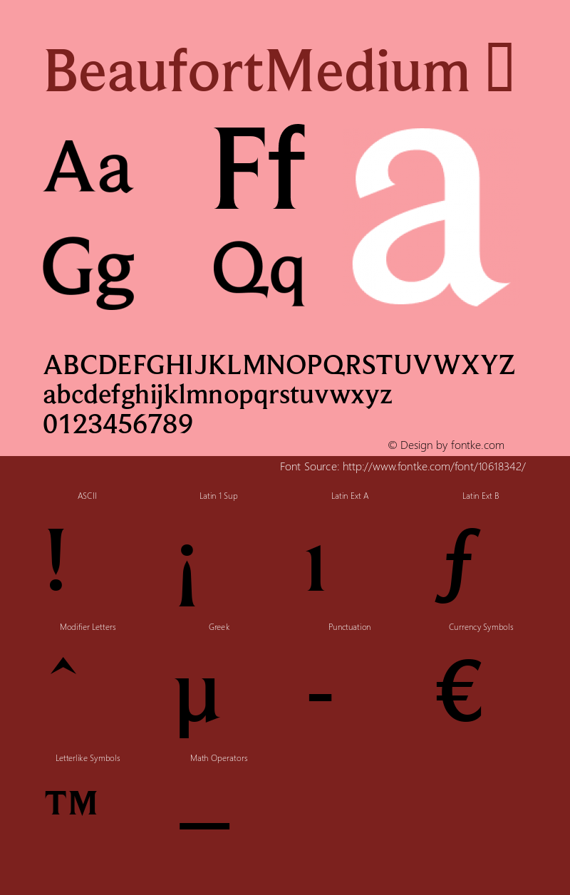 BeaufortMedium ☞ Version 2.02;com.myfonts.easy.shinn.beaufort.medium.wfkit2.version.BhR图片样张