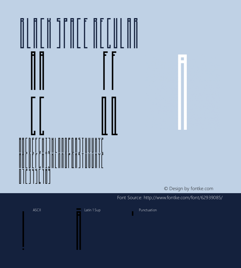 Black Space Regular Version 1.0图片样张