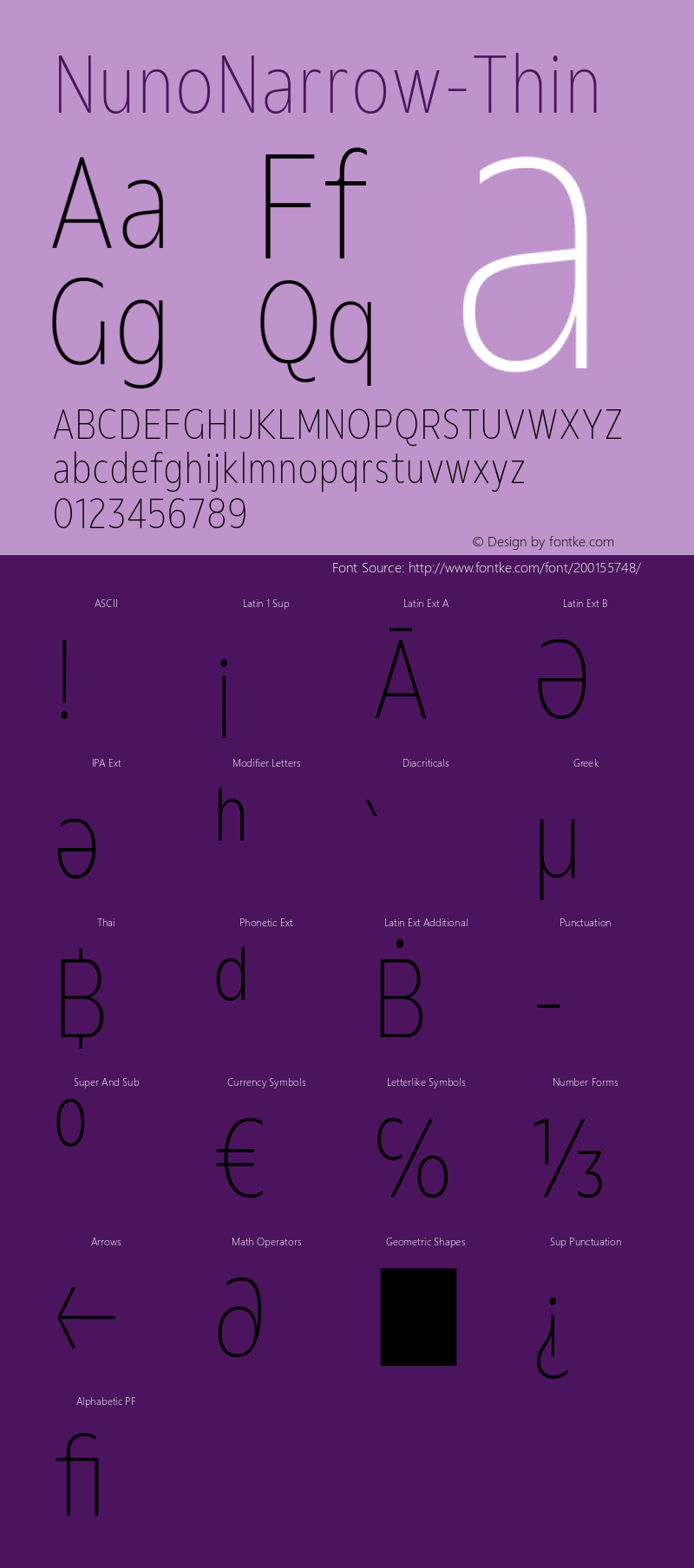 ☞Nuno Narrow Thin Version 1.000;hotconv 1.0.109;makeotfexe 2.5.65596;com.myfonts.easy.type-p.nuno.narrow-thin.wfkit2.version.5A1i图片样张