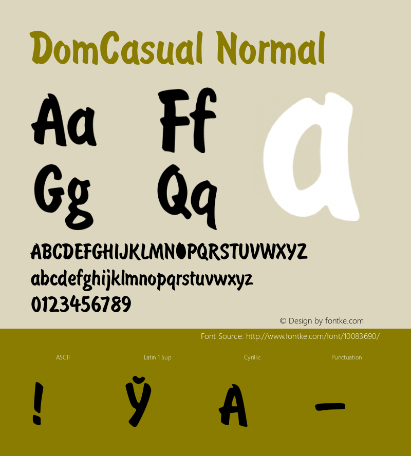 DomCasual Normal Unknown图片样张